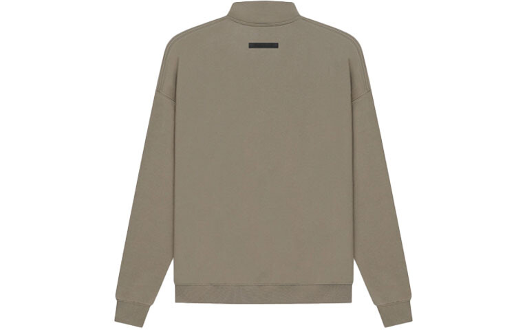 SS21 Толстовка унисекс серо-коричневого цвета Fear Of God Essentials, коричневый — фото 2