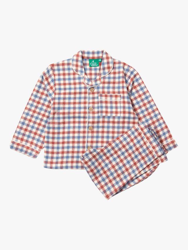 

Детский пижамный комплект из хлопка в клетку Ginger Little Green Radicals, Multi