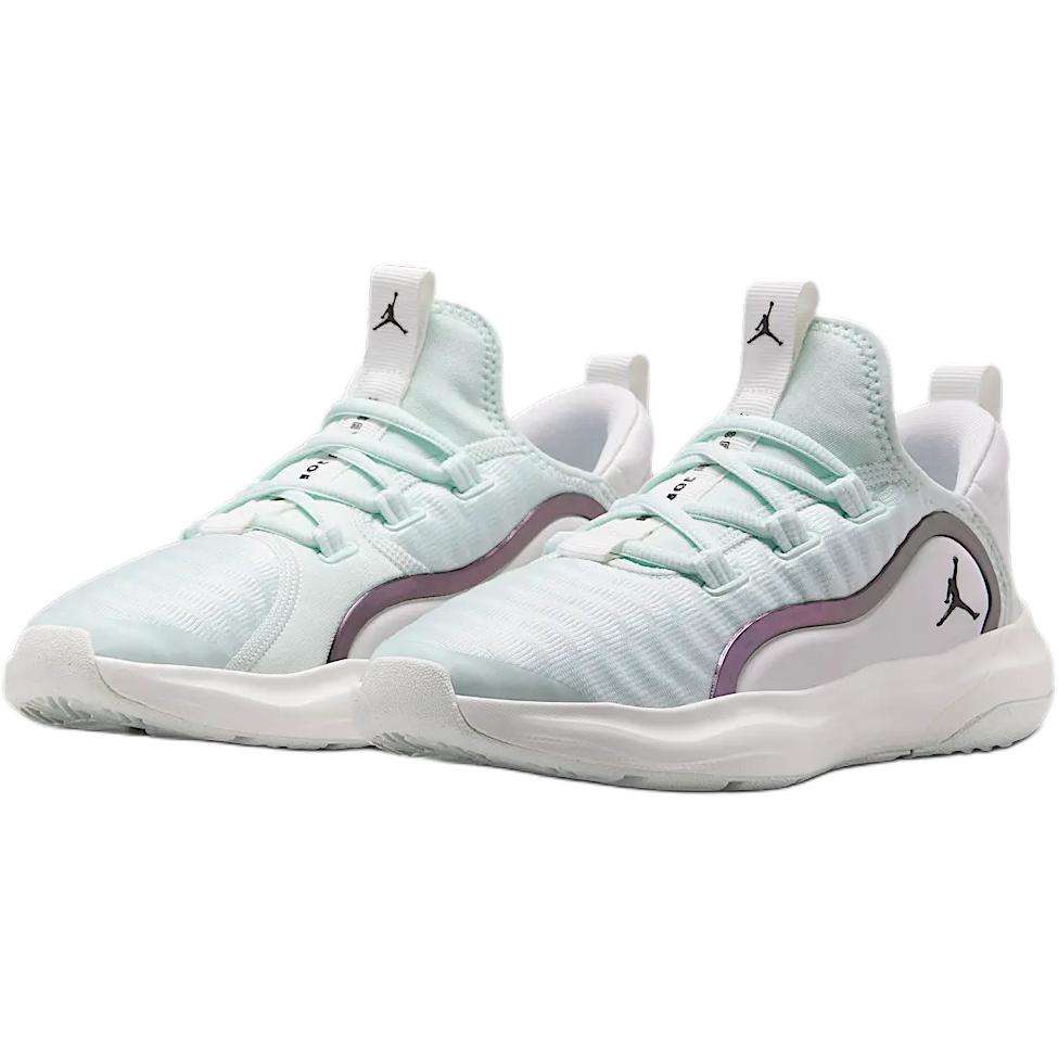 Jordan Износостойкие низкие детские повседневные кроссовки White Black — фото 4