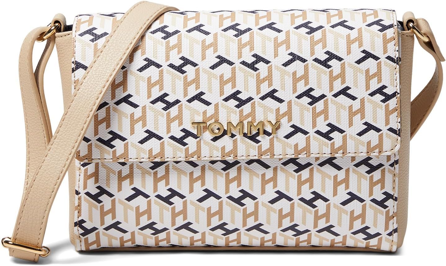 

Сумка-кроссбоди Tommy Hilfiger Melissa Ii Flap, Optic White/Fawn/Tommy Navy/Basket Brown