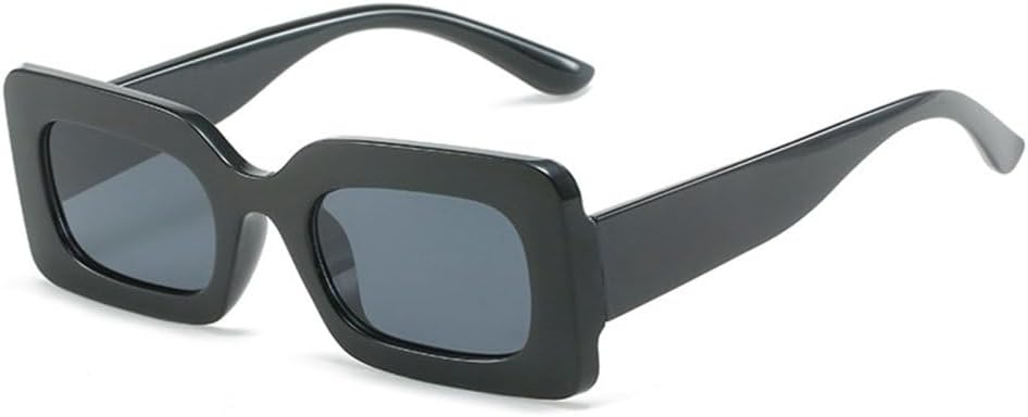 

Популярные модные маленькие прямоугольные солнцезащитные очки из геля разных цветов для женщин, защита от УФ-излучения UV400, ретро-панк, градиентные солнцезащитные очки generic, Black Grey