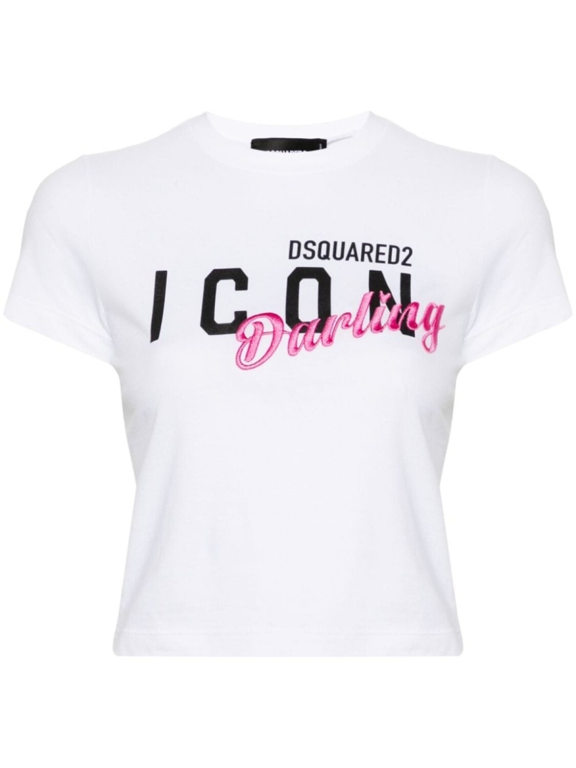 

Dsquared2 укороченная футболка Icon Darling, белый