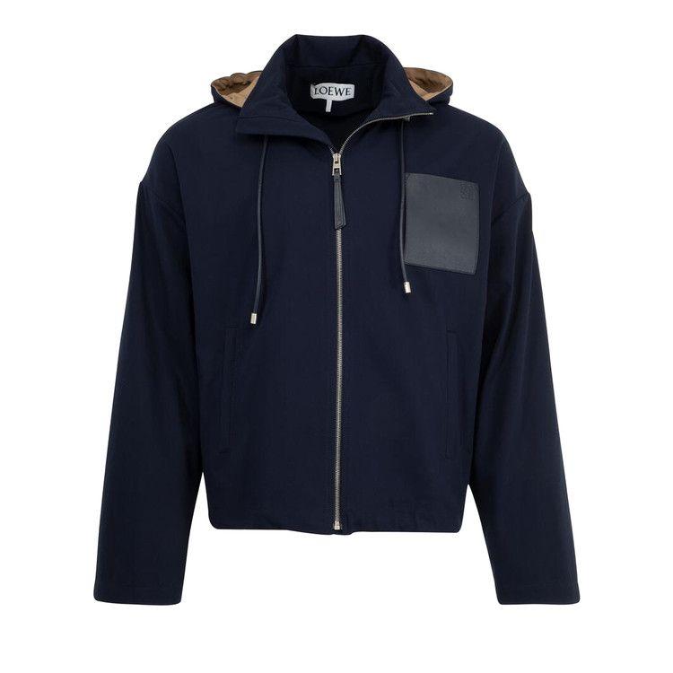 

Куртка Loewe Hooded Jacket, Navy/Beige
