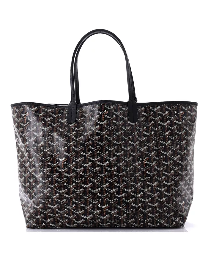 

Сумка-тоут PM Saint Louis из лакированного холста Pre-Owned Goyard, черный