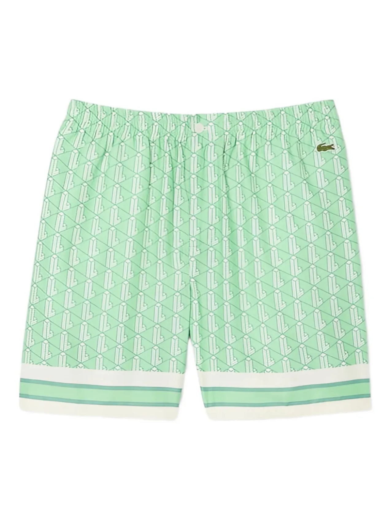 

Шорты с вышитым логотипом Lacoste, зеленый