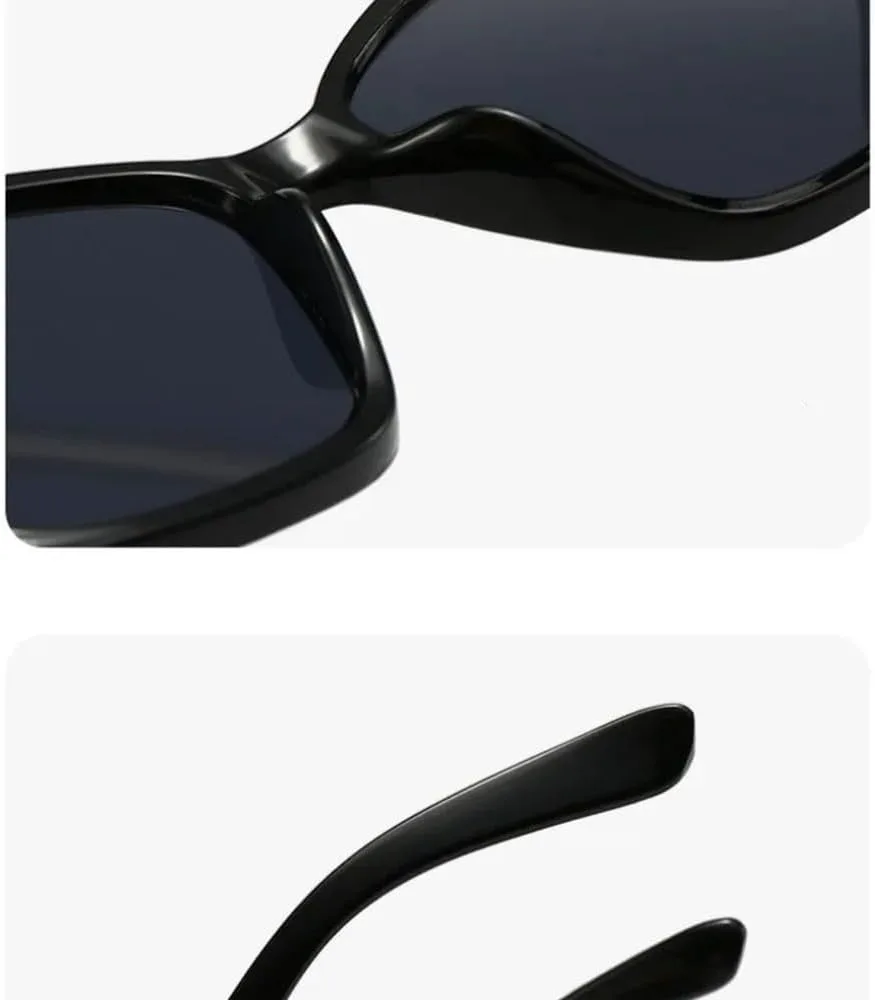 

Винтажные солнцезащитные очки «кошачий глаз» для женщин, квадратная маленькая оправа, ретро-стиль, модные солнцезащитные очки для женщин GHVWYX, Trans Gray