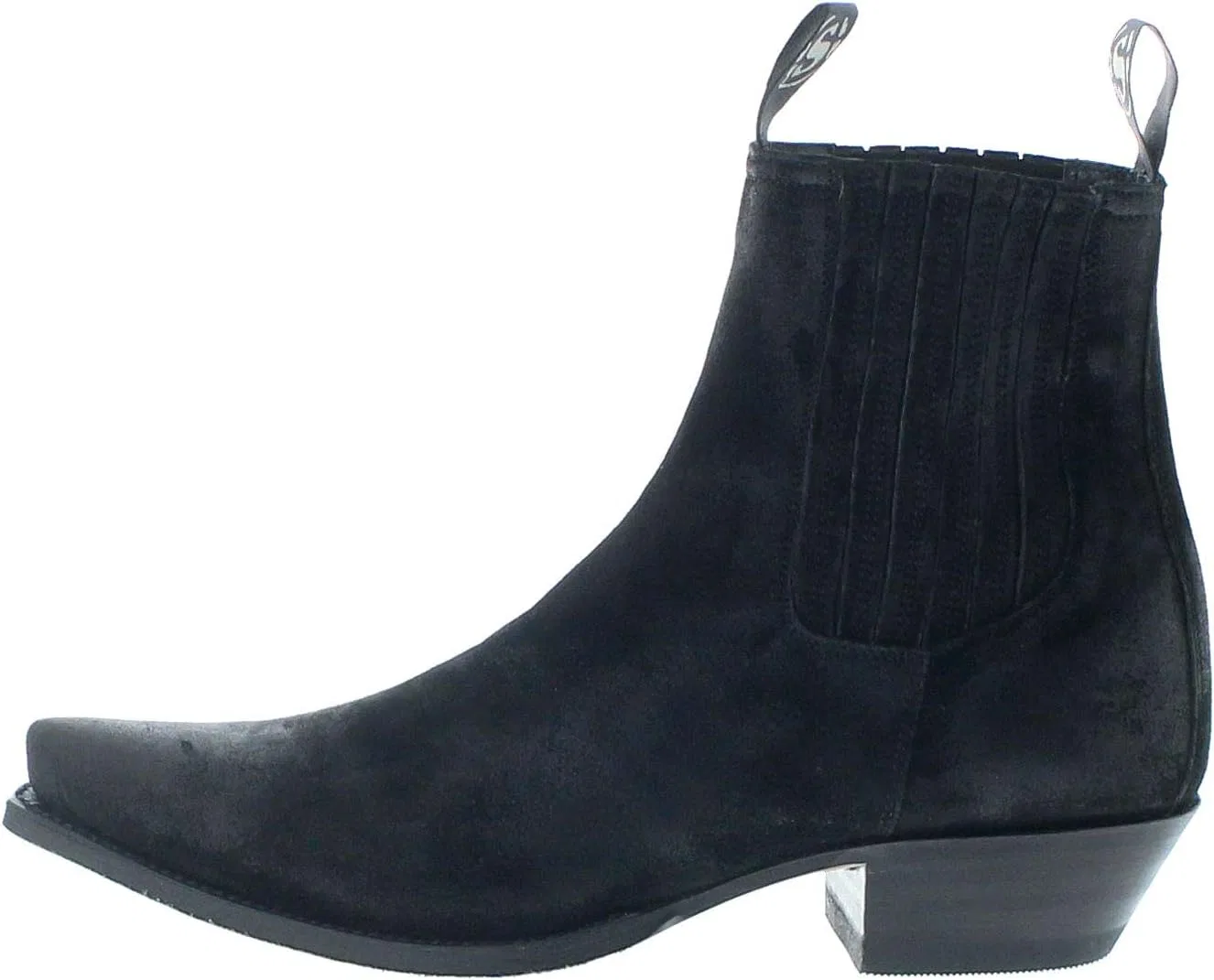 Мужские ковбойские ботинки Sendra Boots 1692, ботинки в стиле вестерн, кожаные ботинки FB Fashion Boots, Black — фото 3