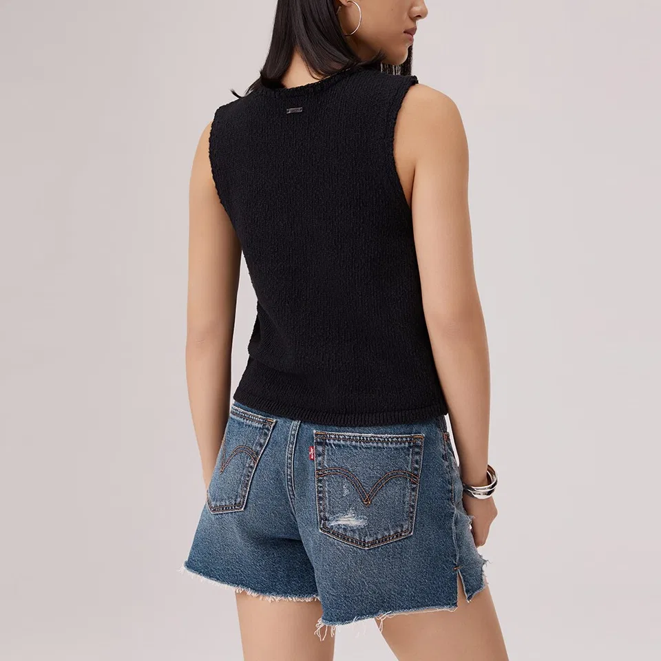 Топ женский Black V-Neck Moderate Other Levis — фото 3
