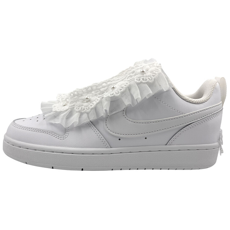 

Кроссовки Nike Court Borough Skateboard Shoes Women's Low-Top White, Белый, Кроссовки Nike Court Borough Skateboard Shoes Women's Low-Top White