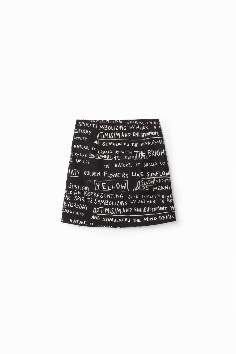 

Мини-юбка LETTER Desigual, черный
