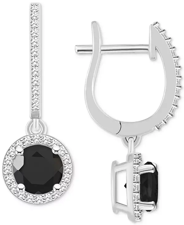 

Серьги-Гвоздики с застежкой-галочкой из искусственного пресноводного жемчуга и бриллиантов (1/3 карата) из стерлингового серебра (также из оникса, бирюзы и лабрадорита) Macy'S, onyx