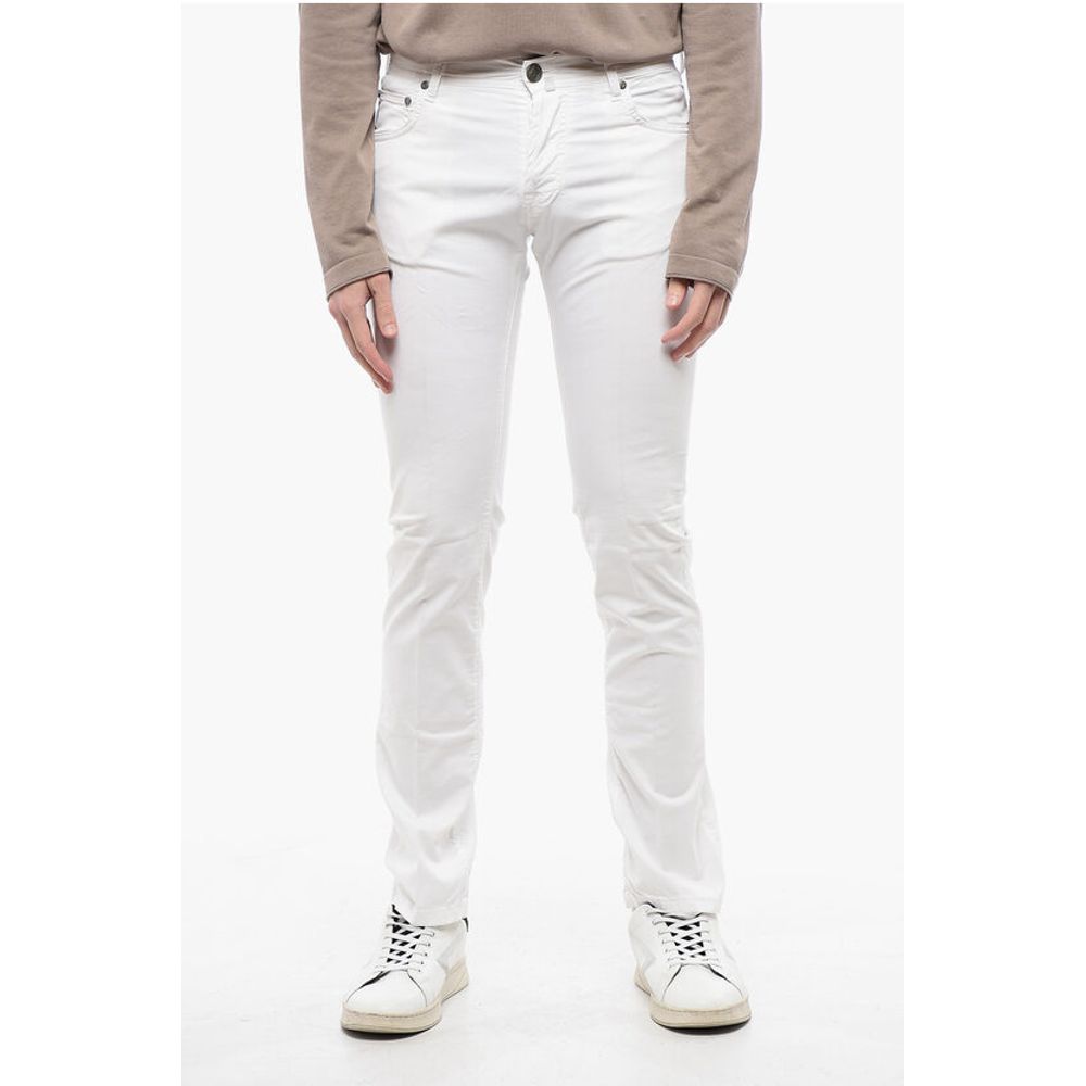 

Белые хлопковые брюки Corneliani, White