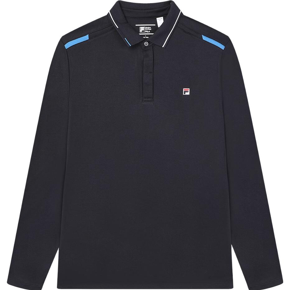 

Рубашка поло мужская темно-синяя Fila, цвет Legend Blue