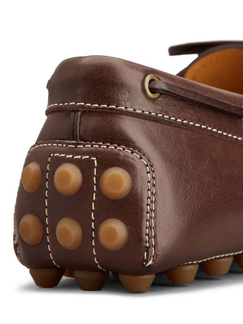 Лоферы на шнуровке Tod'S, коричневый — фото 4