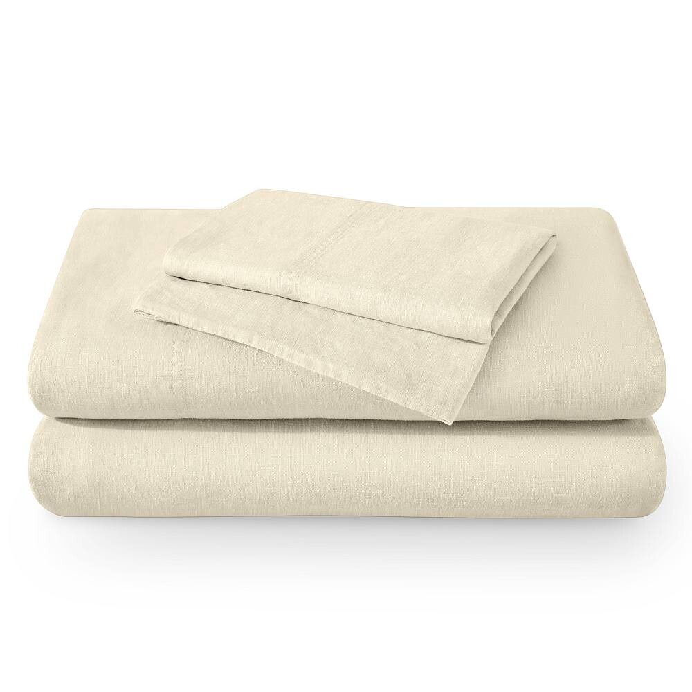 

Комплект льняных простыней Bare Home, цвет Natural