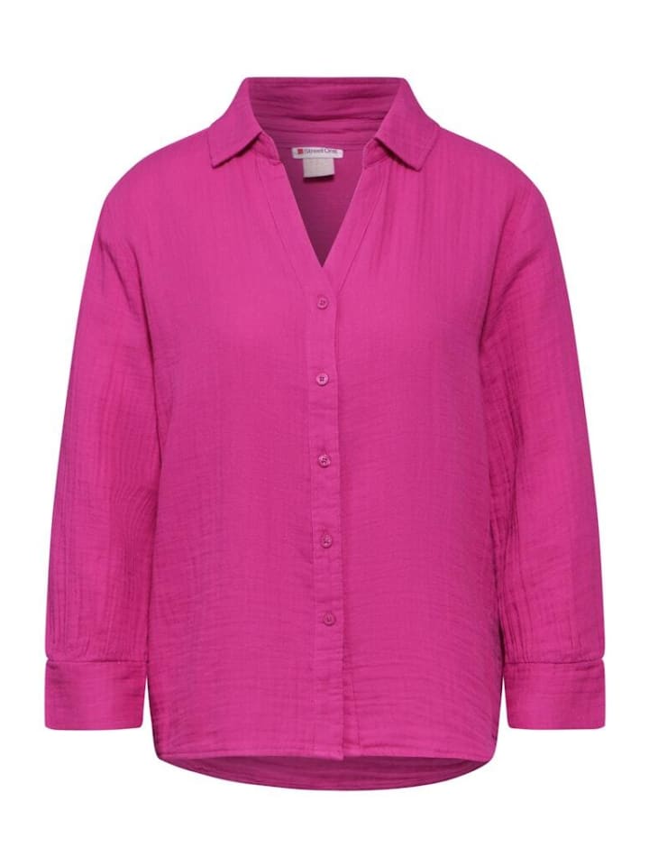 

Блуза Street One Langarmbluse, цвет royal fuchsia