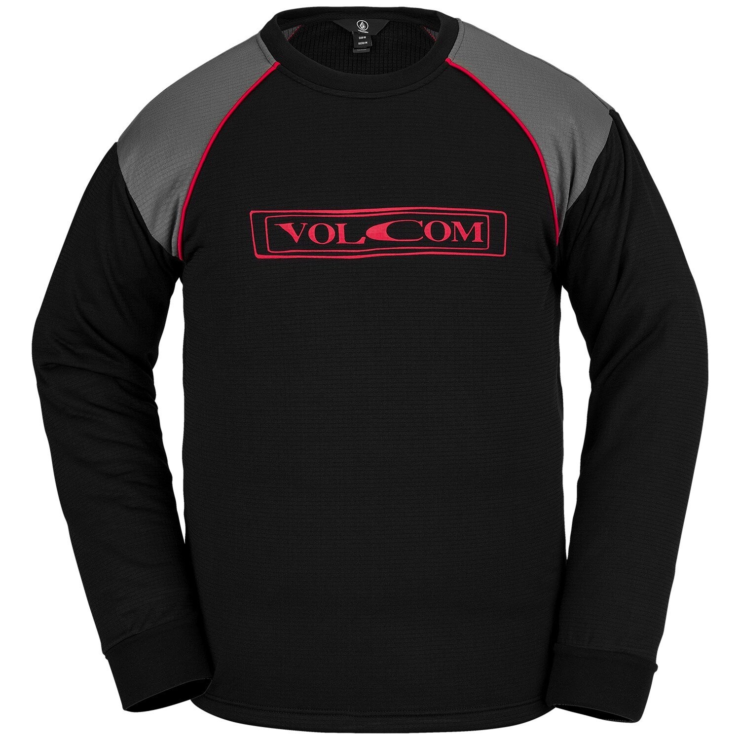 

Толстовка Volcom Waffle Backed Crew, черный