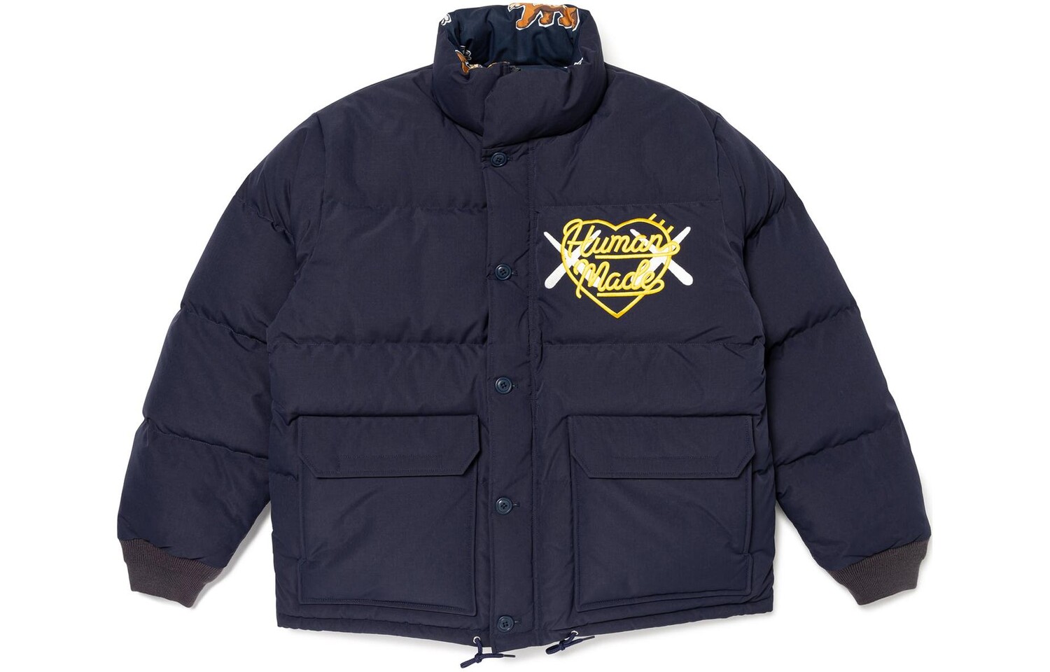 

Пуховик унисекс от X KAWS Cobranded Series Human Made, цвет Marine Blue