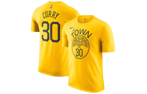 Футболка nba sports short sleeve golden state warriors limited yellow Nike, желтый — фото 3