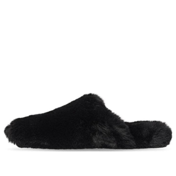 

Тапочки teddy mules 'black' Balenciaga, черный