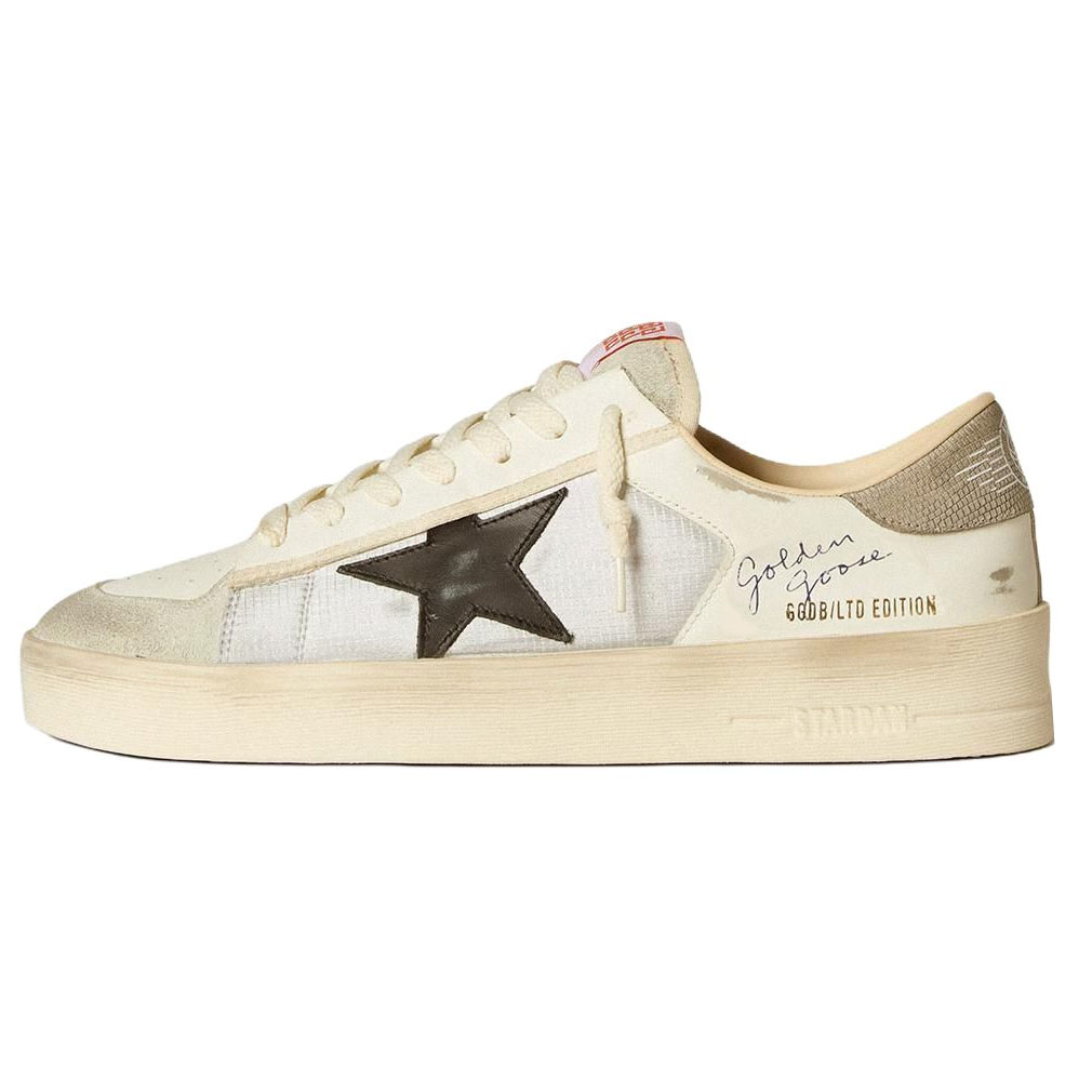 

Golden Goose Низкие кроссовки для скейтбординга Stardan, белые, мужские