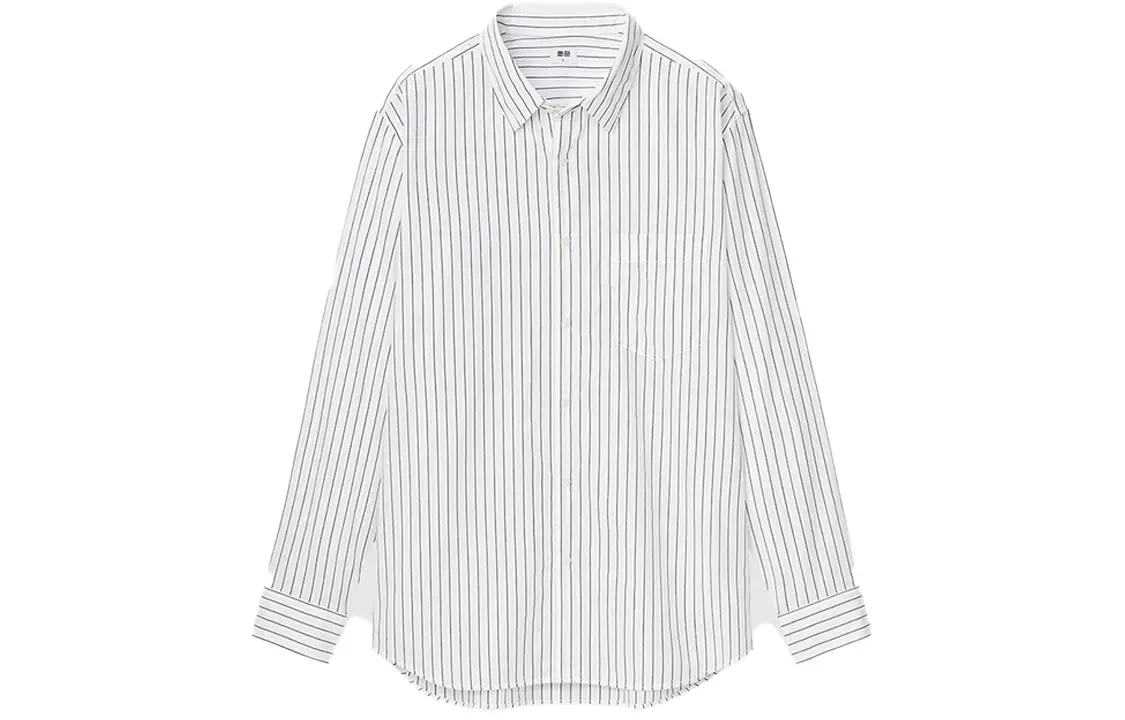 

Рубашка мужская белая Uniqlo, белый