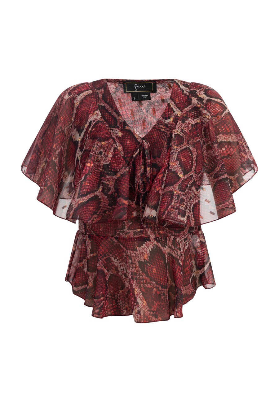 

Блуза faina Blouse, цвет Bordeaux/Rusty red/Cranberry/Pastel red