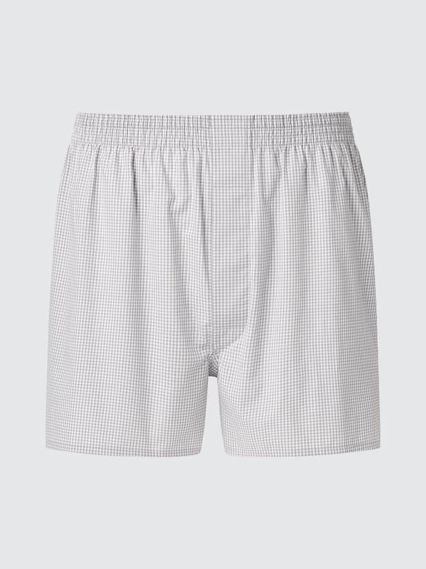 

Тканые трусы (клетка гингем) Uniqlo, 02 light grey