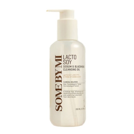 

Очищающее масло Lacto Soya Sebum & Blackhead 200 мл Somebymi