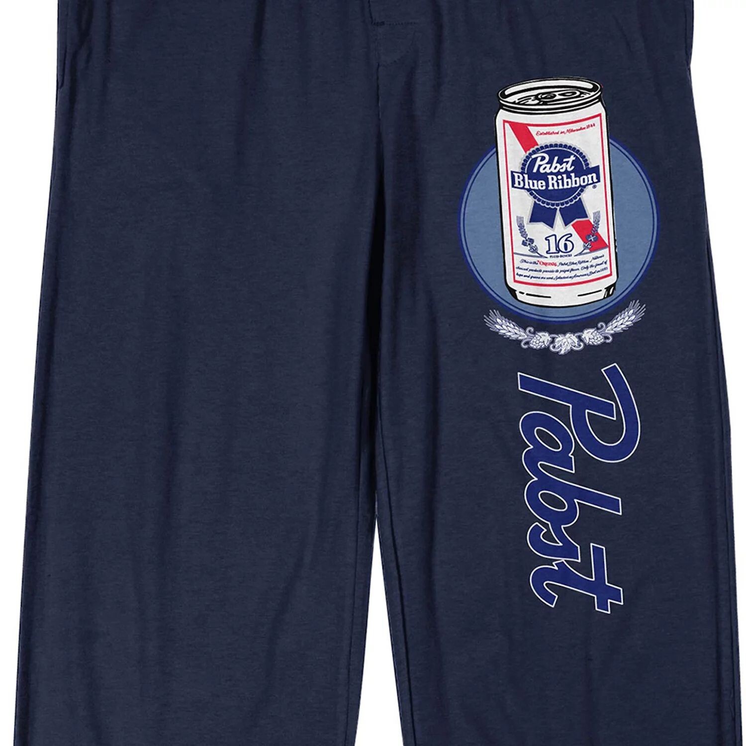 

Мужские брюки для сна с синей лентой Pabst Licensed Character