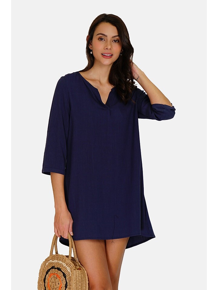 

Короткое платье Le Jardin du Lin, темно-синий