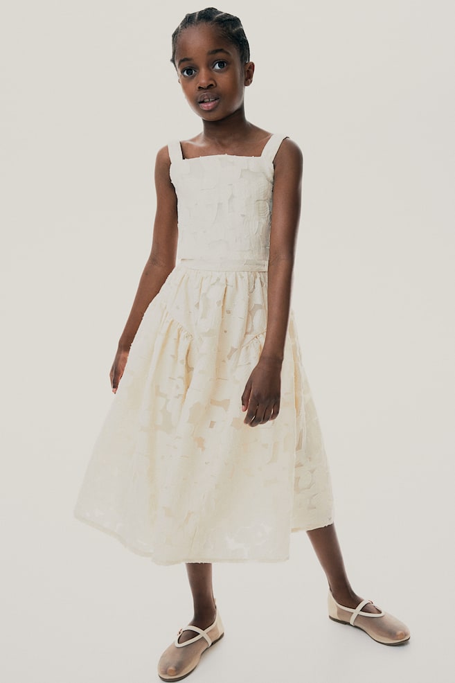 

Юбка из жаккарда H&M, бежевый