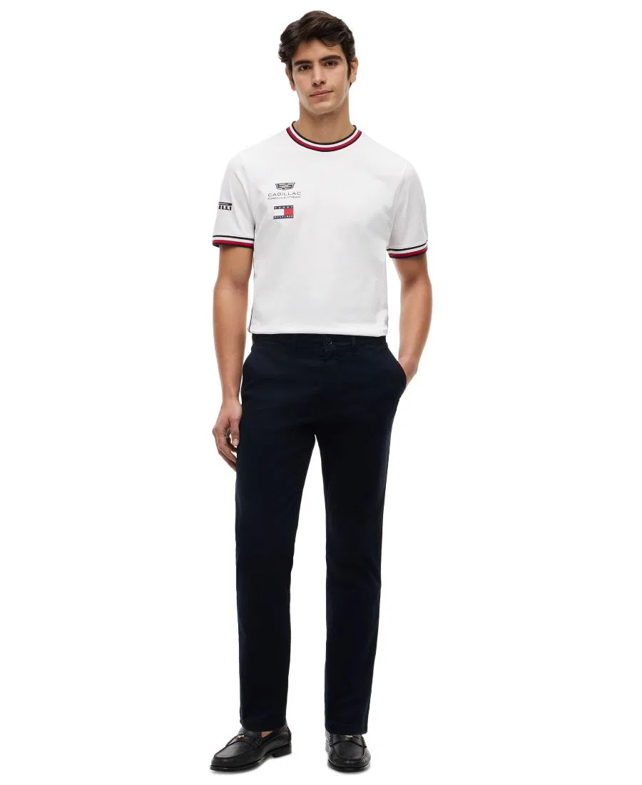 Мужская реплика футболки с коротким рукавом Cadillac F1 Tommy Hilfiger, White — фото 2