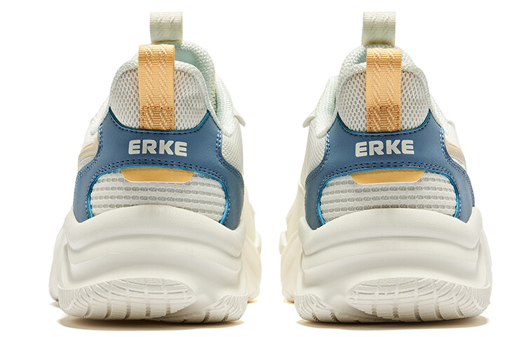 Кроссовки ERKE 2.0 Lifestyle Shoes Men Low-top Microcrystalline White/mineral Blue, белый — фото 4
