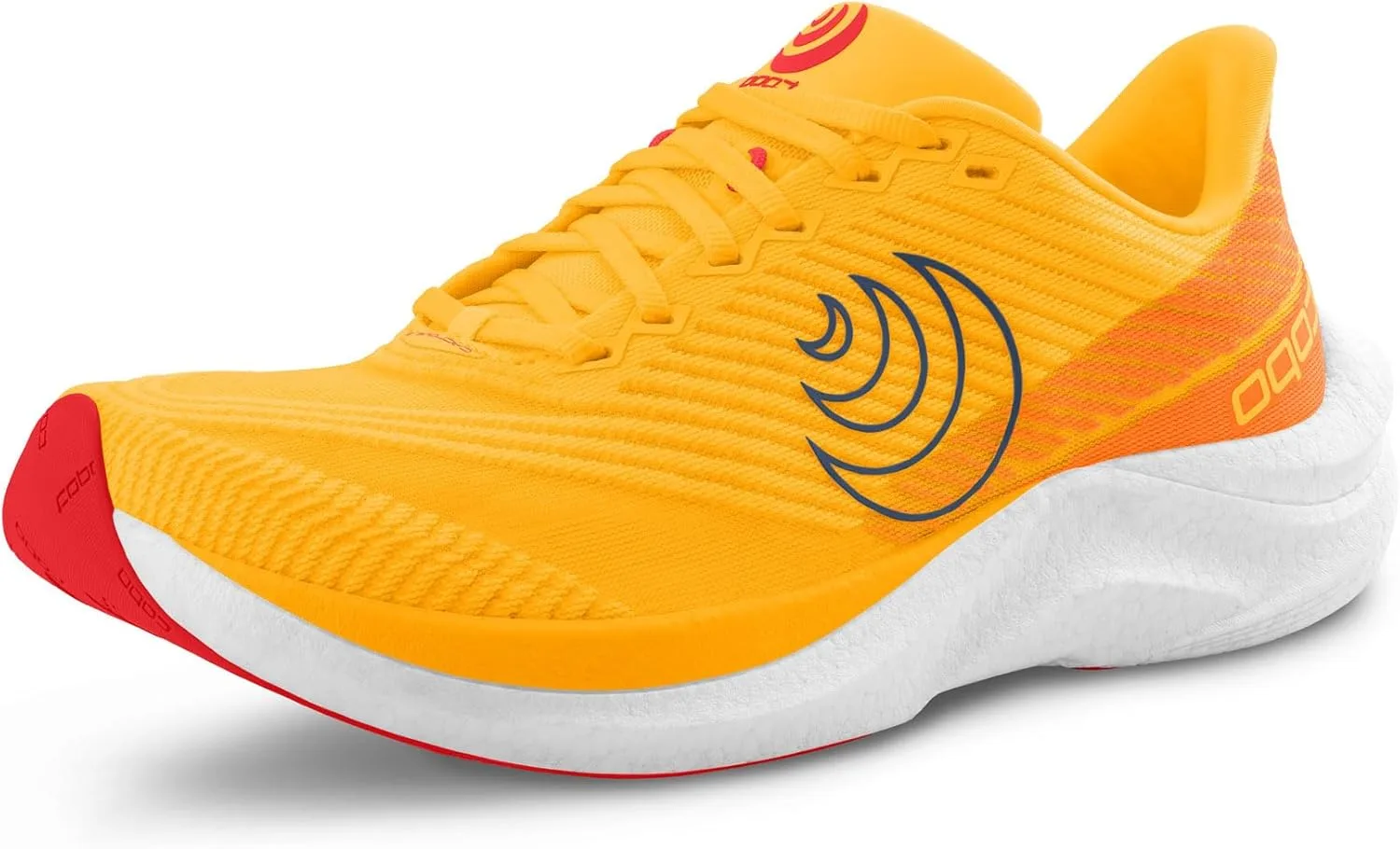 Мужские беговые кроссовки Topo Athletic Cyclone 3: легкие и удобные, с высокой платформой 5 мм для ходьбы по улице, синий/оранжевый