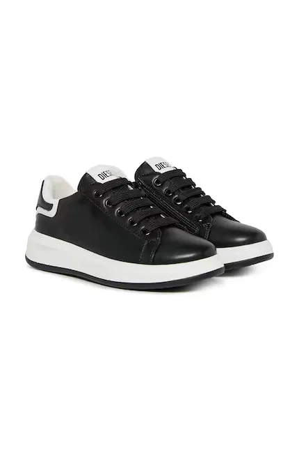 Кроссовки детские S-MEQUIPLA SNEAKERS Diesel, черный — фото 2