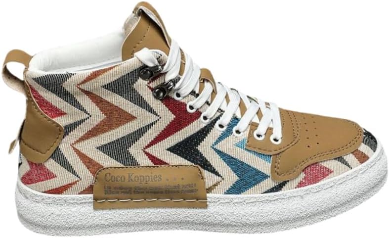 

Мужские стильные повседневные кеды с высокой шнуровкой, с гладким и аккуратным верхом и мягкой подкладкой, легкие, противоскользящие и прочные Clolinde, хаки