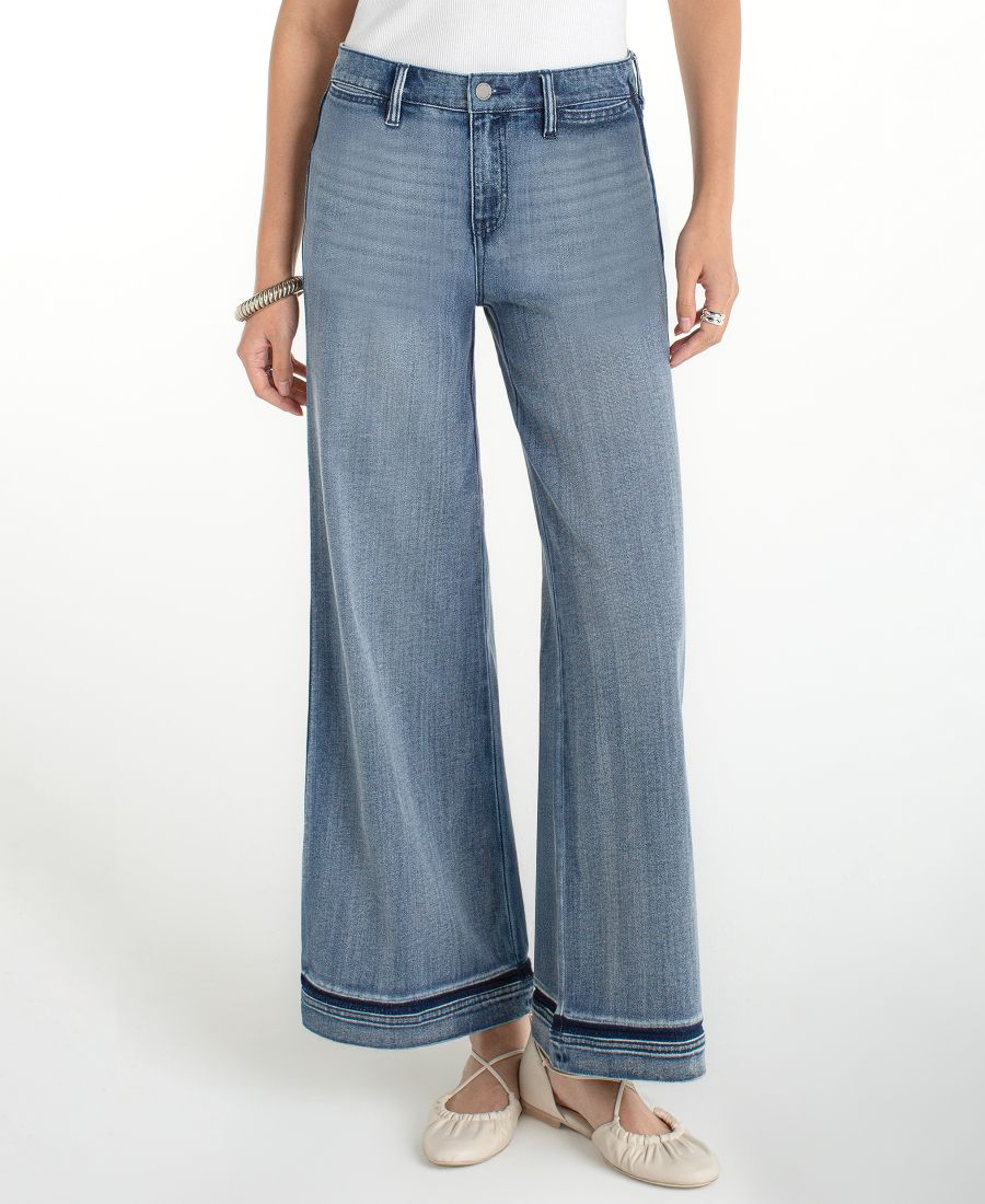 

Женские джинсы Super Stride Wide-Leg для невысоких девушек Liverpool Los Angeles, Reflection