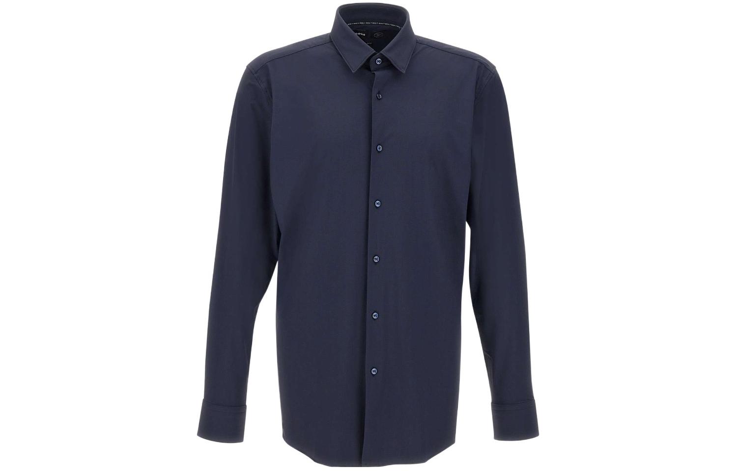 

Босс Рубашка с длинными рукавами на пуговицах HUGO BOSS, Морской синий