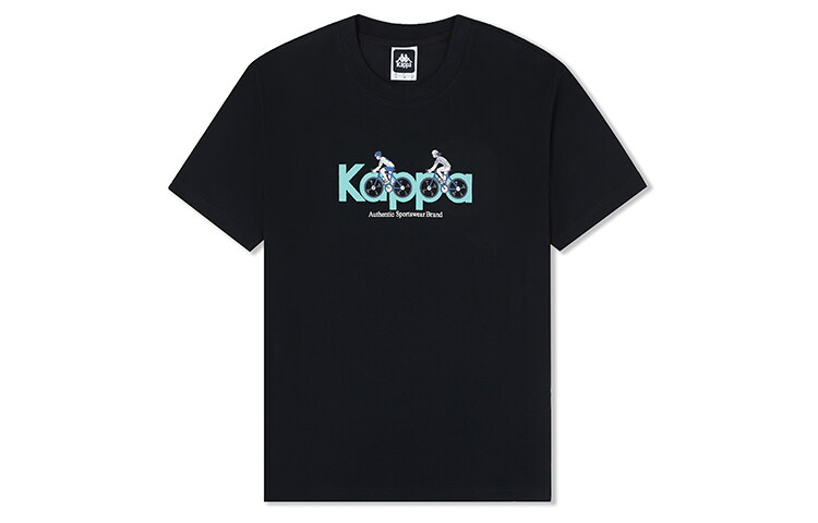 

Футболка каппа унисекс Kappa, цвет Black