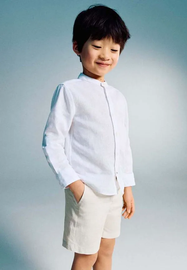 Детские шорты Mango Kids, Off White