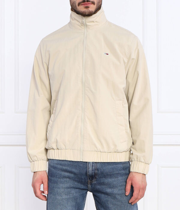 

Куртка мужская Tommy Jeans базовая на молнии, бежевый