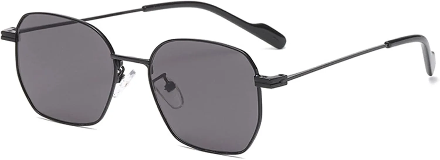 

Солнцезащитные очки XINXIN в металлической оправе для мужчин и женщин, стильные, как у интернет-знаменитостей, для отдыха на природе (Цвет: A, Размер: Средний), A