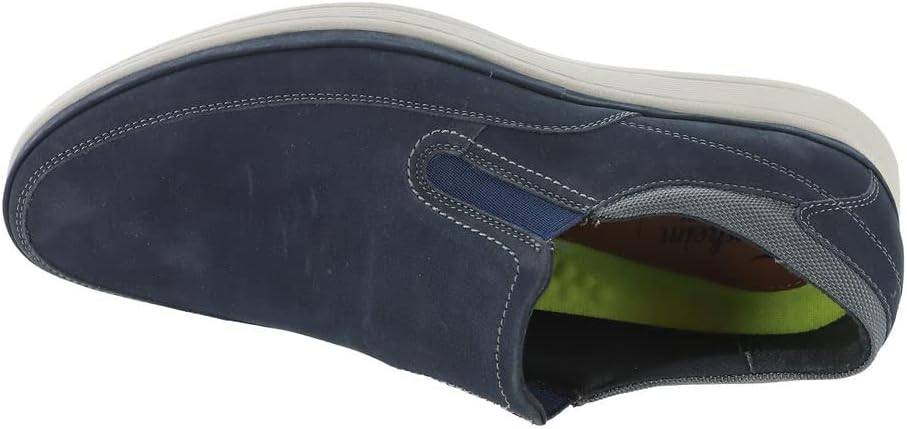 Мужские слипоны Florsheim Motion Moc Toe Slip On, Navy-nubuck — фото 3