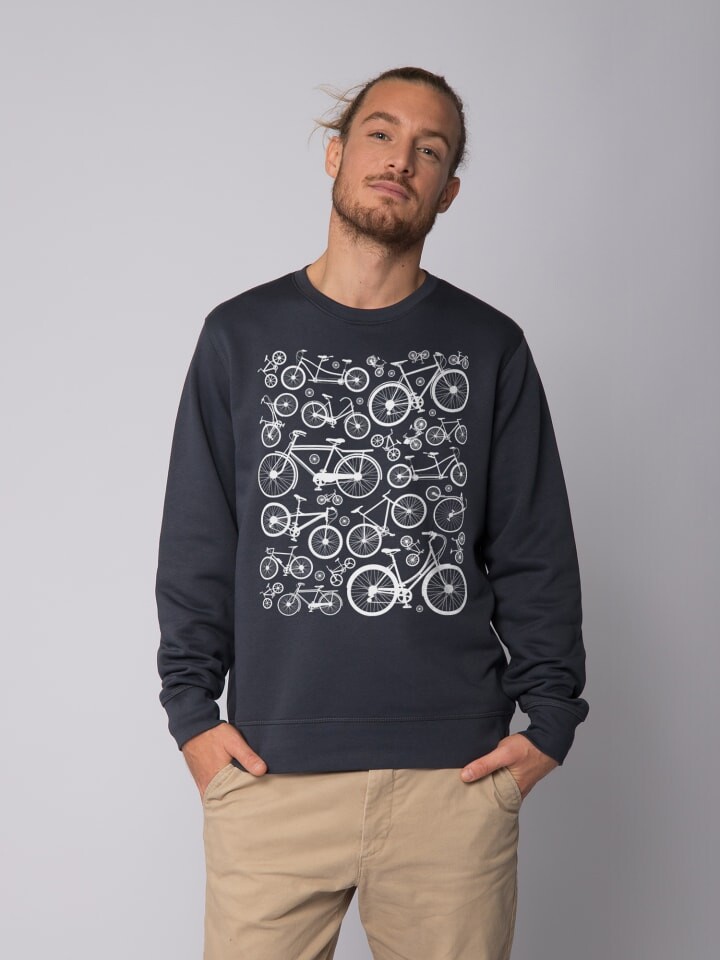 

Толстовка wat Apparel Fahrräder, цвет india ink grey