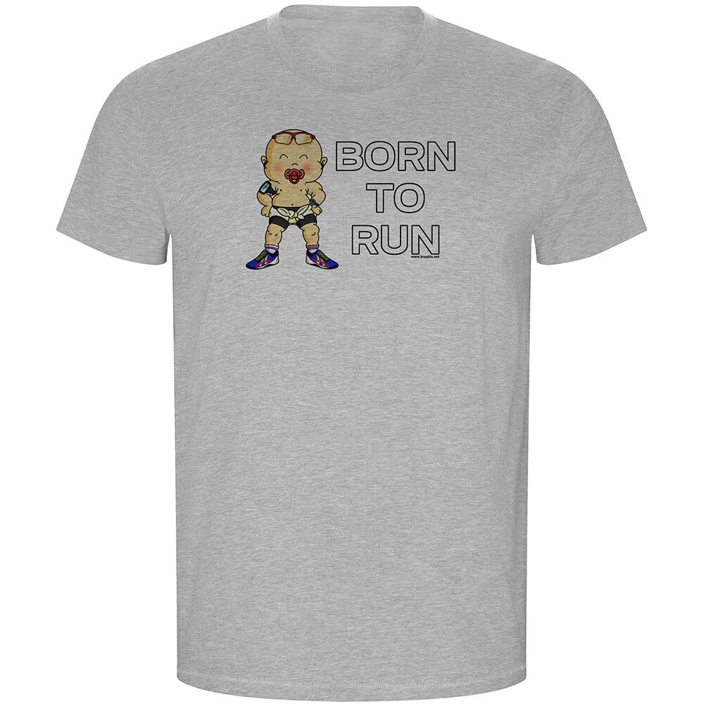 

Футболка с коротким рукавом Kruskis Born To Run ECO, серый
