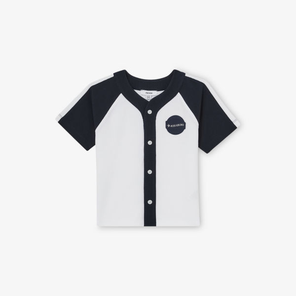 

Хлопковая футболка с логотипом Nori, 9-13 лет Reiss, синий
