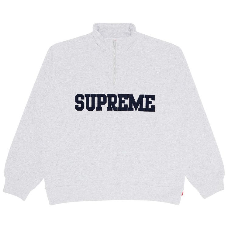 

Пуловер Supreme Collegiate Half Zip Pullover, Ash Grey