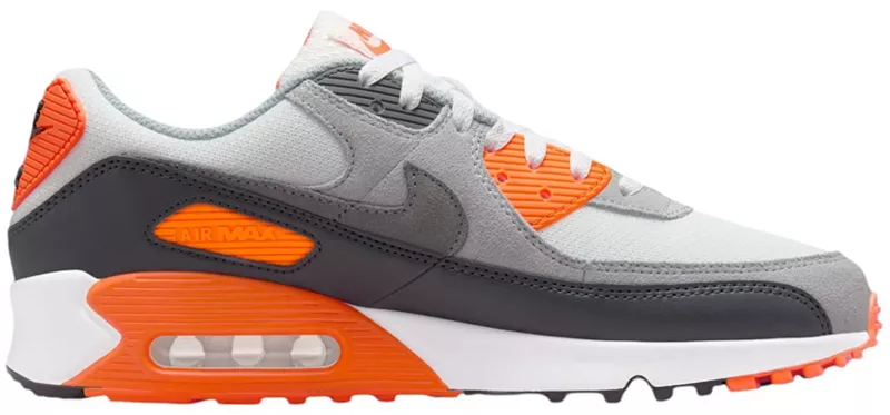 

Мужские кроссовки Nike Air Max 90, белый/серый/оранжевый/черный