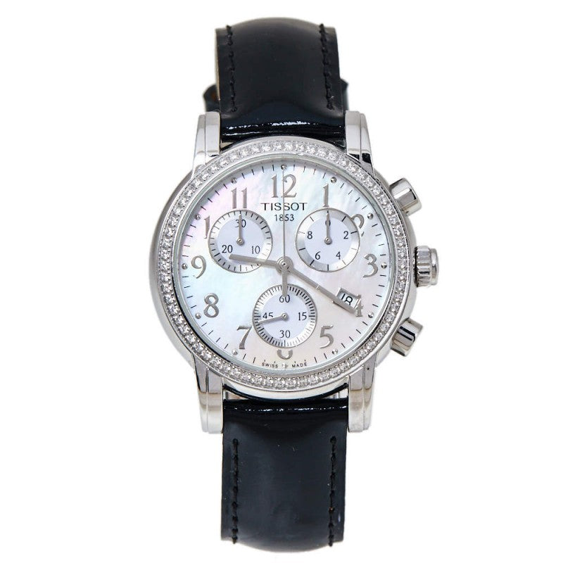 

Женские кварцевые часы Tissot, черный